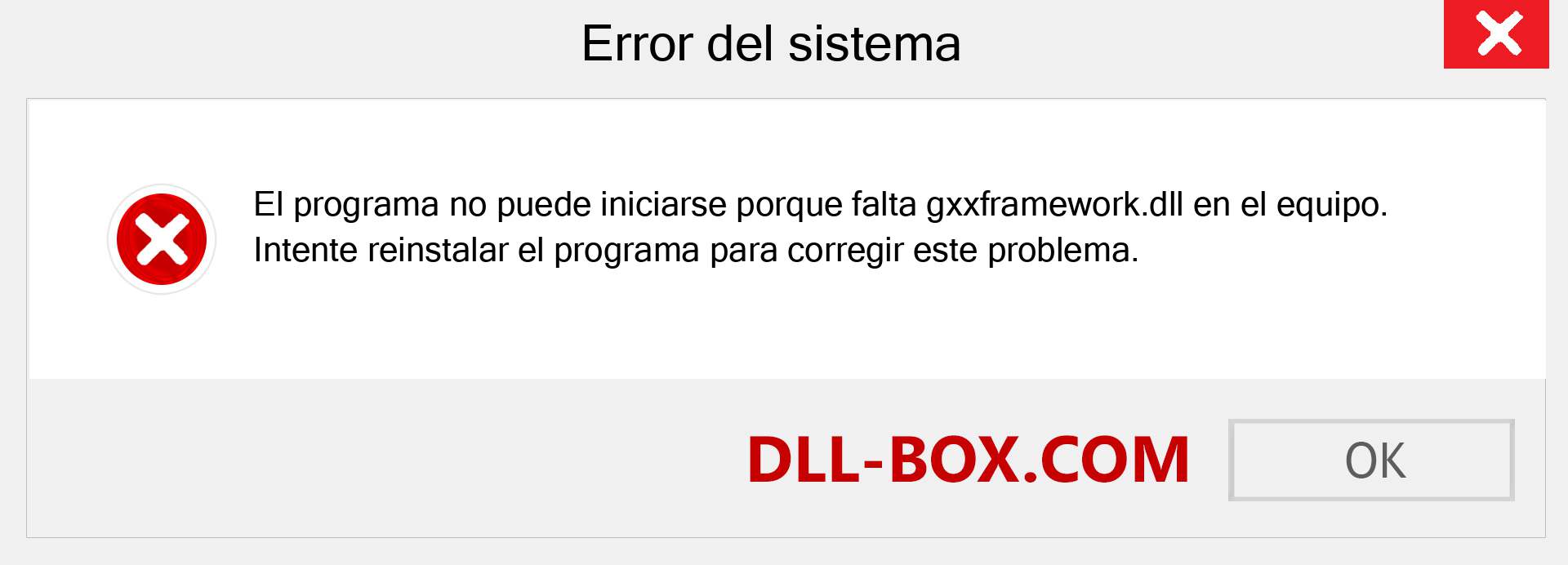 ¿Falta el archivo gxxframework.dll ?. Descargar para Windows 7, 8, 10 - Corregir gxxframework dll Missing Error en Windows, fotos, imágenes