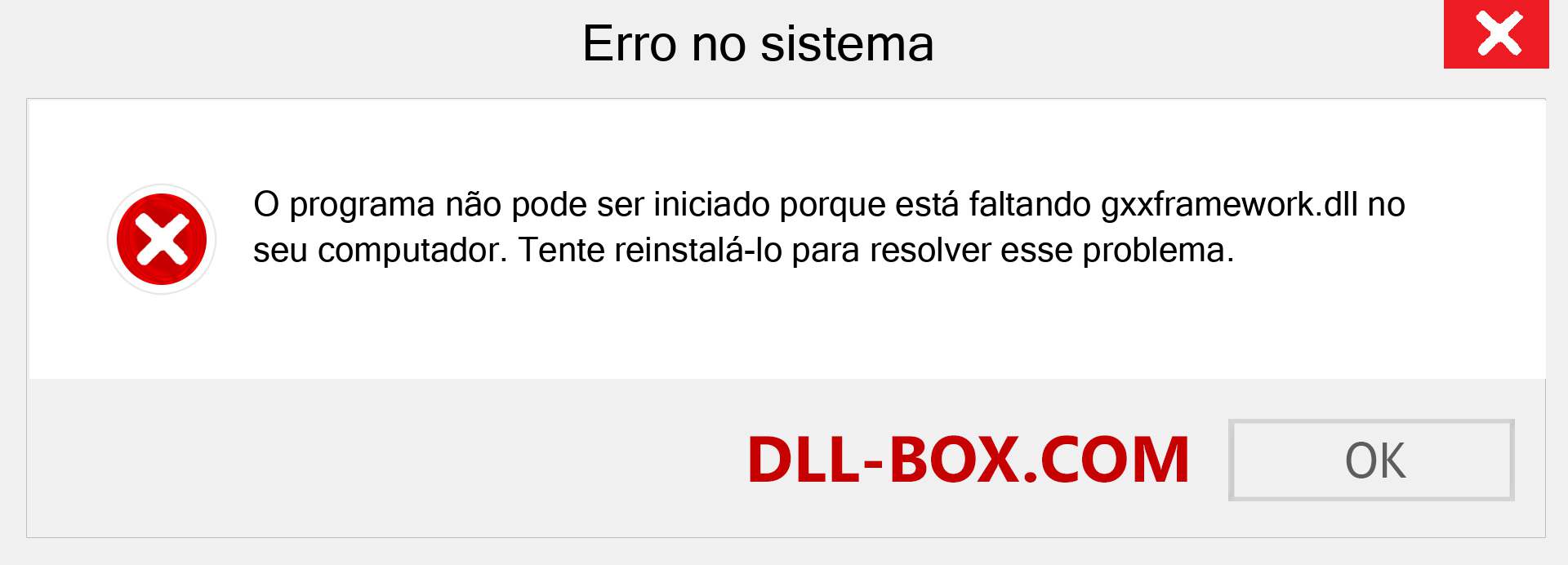 Arquivo gxxframework.dll ausente ?. Download para Windows 7, 8, 10 - Correção de erro ausente gxxframework dll no Windows, fotos, imagens